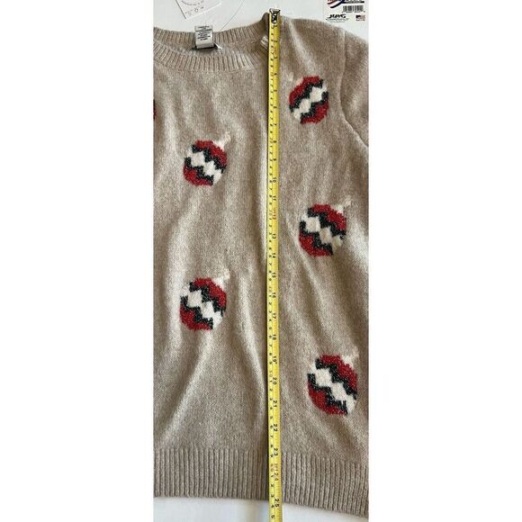 NWT Cupcake and Cashmere Candy Canes Super Soft Christmas Sweater Sz Medium - Picture 6 of 9